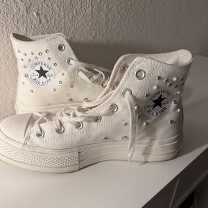 Converse Women's White High-Top Sneakers